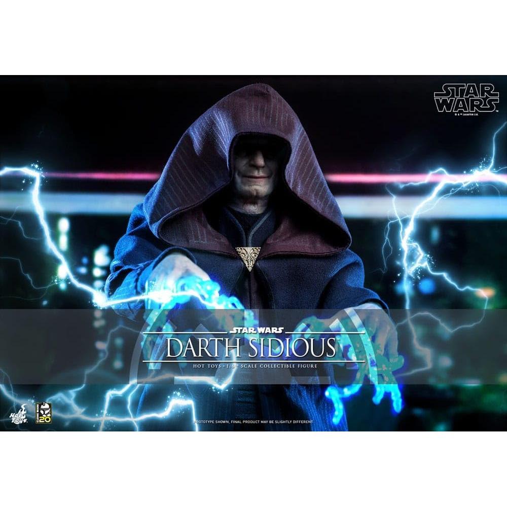 Hot Toys Star Wars: The Clone Wars Emperor Palpatine Darth Sidious 1/6 Scale 12" Collectible Figure
