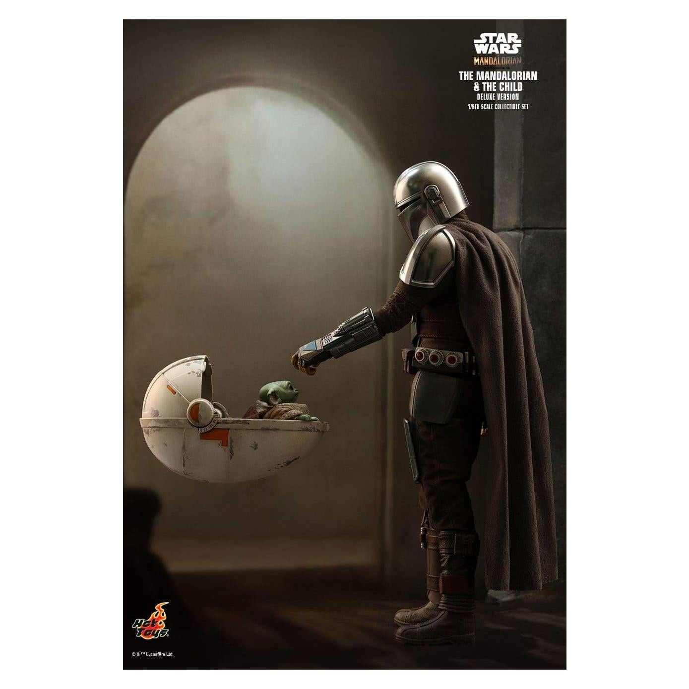 Hot Toys Star Wars El Mandaloriano y El Niño Deluxe 1/6
