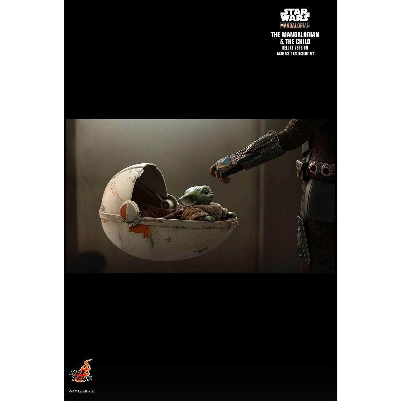 Hot Toys Star Wars El Mandaloriano y El Niño Deluxe 1/6