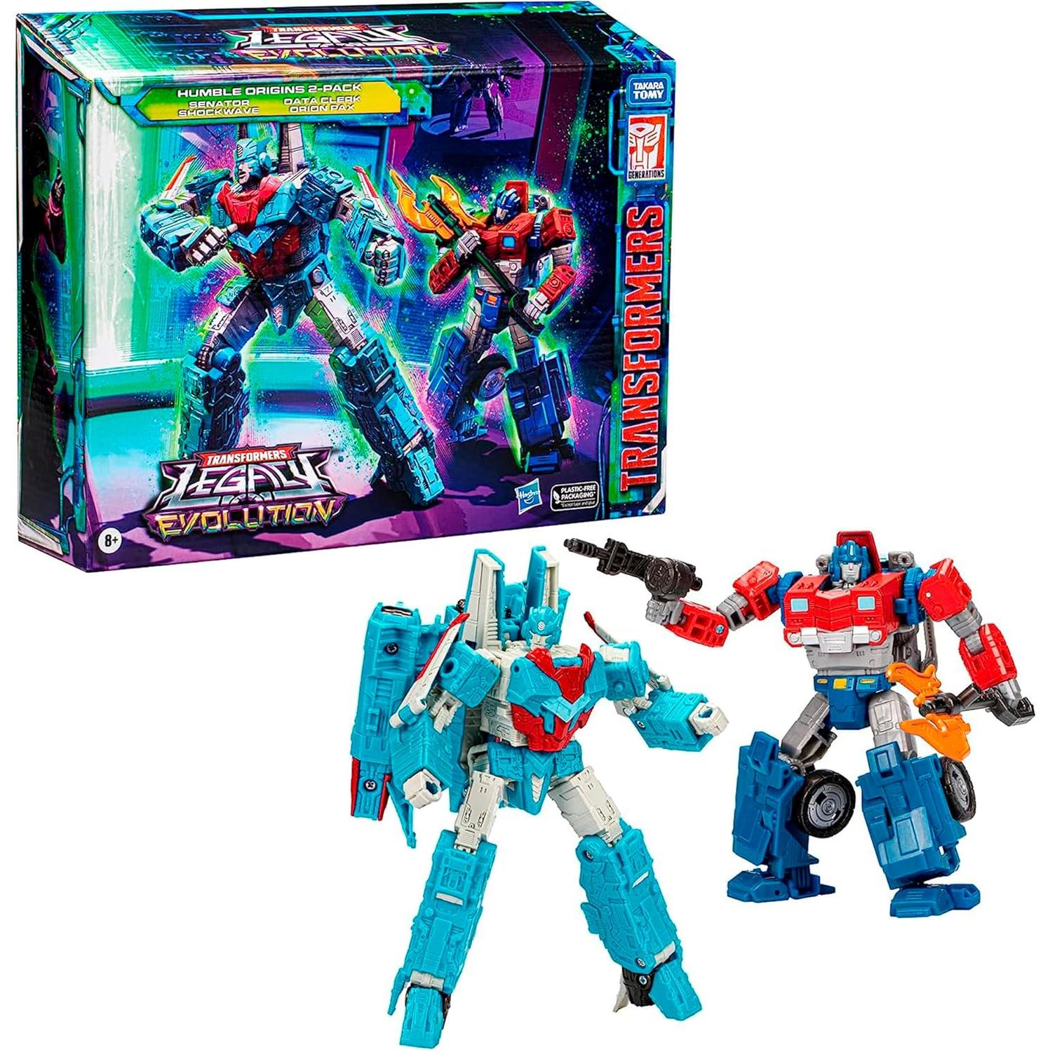 Transformers 2-Pack Megatron y Ratbat Hasbro 8 años