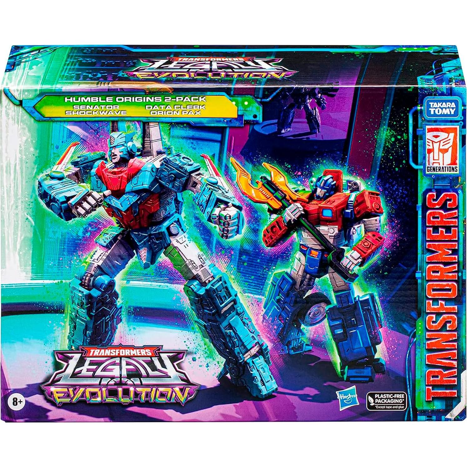Transformers 2-Pack Megatron y Ratbat Hasbro 8 años