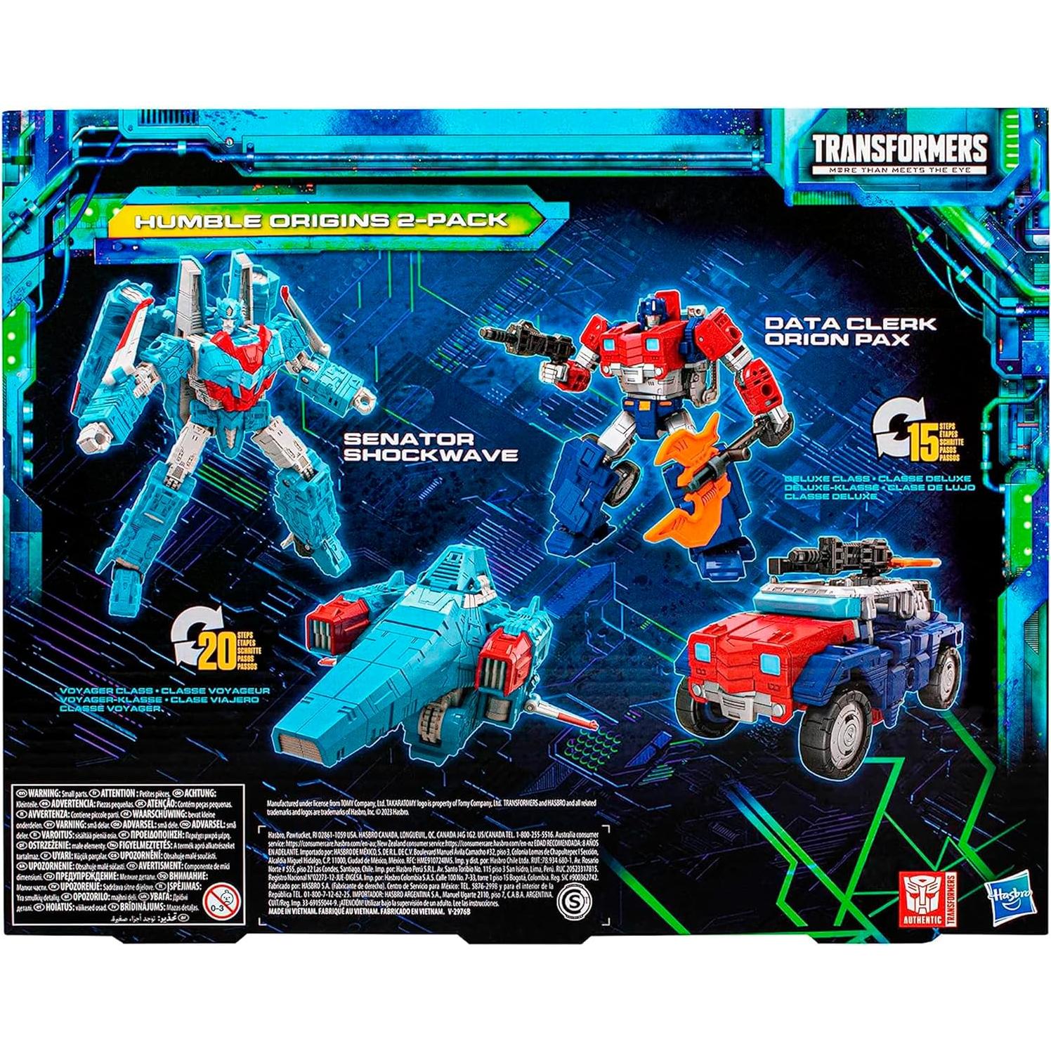 Transformers 2-Pack Megatron y Ratbat Hasbro 8 años
