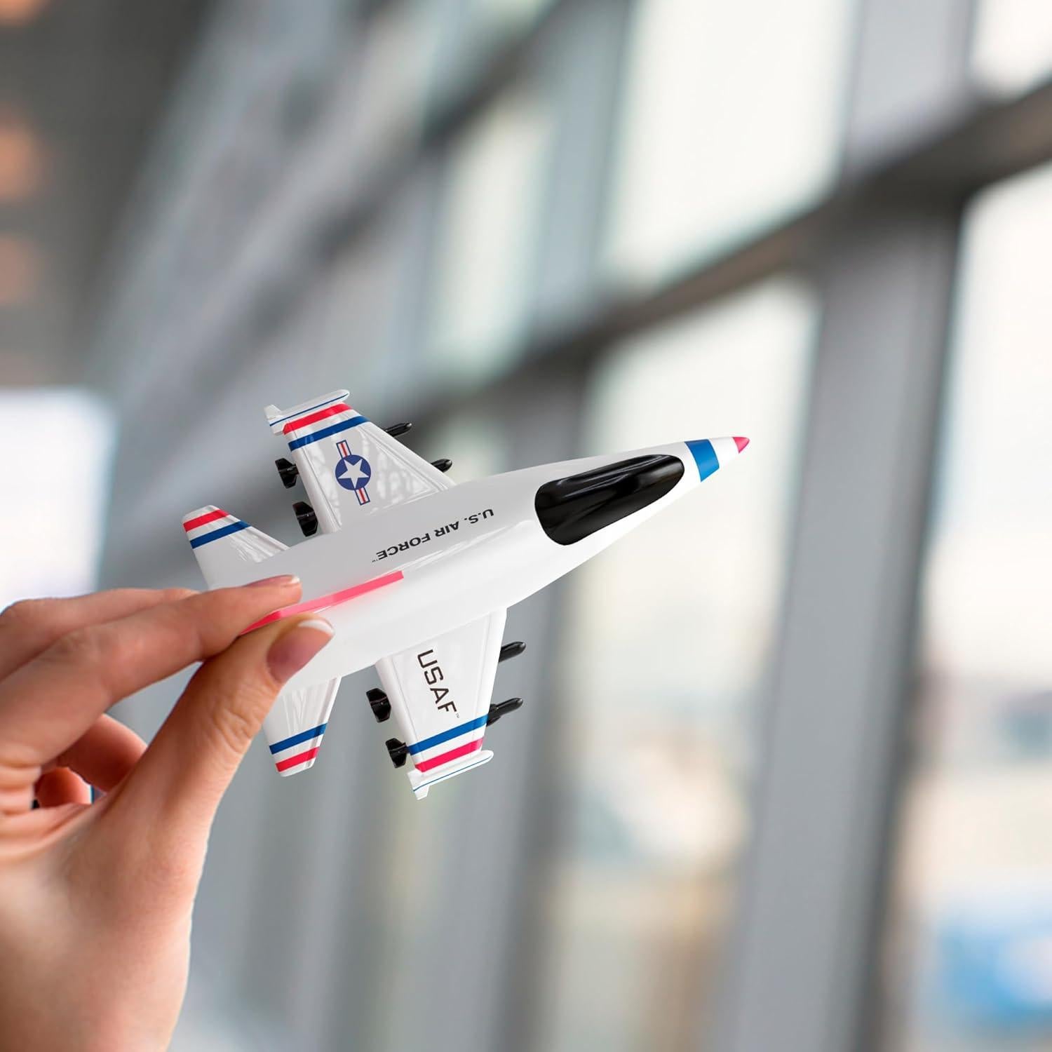 Juego de 4 Jets de Combate Lollipop - Aviones de Metal