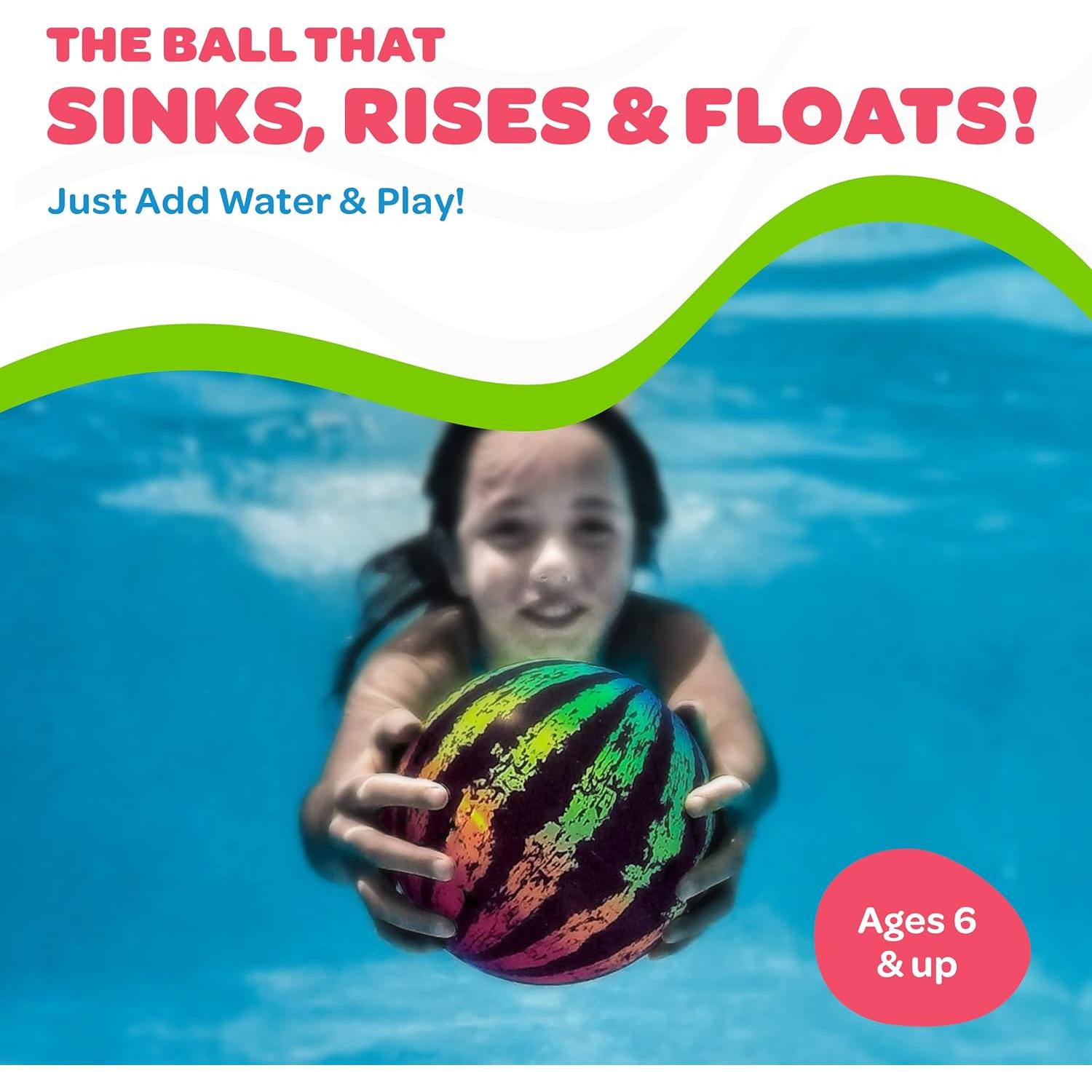 Pelota de Sandía JR - Juguete Acuático 15 cm Multicolor