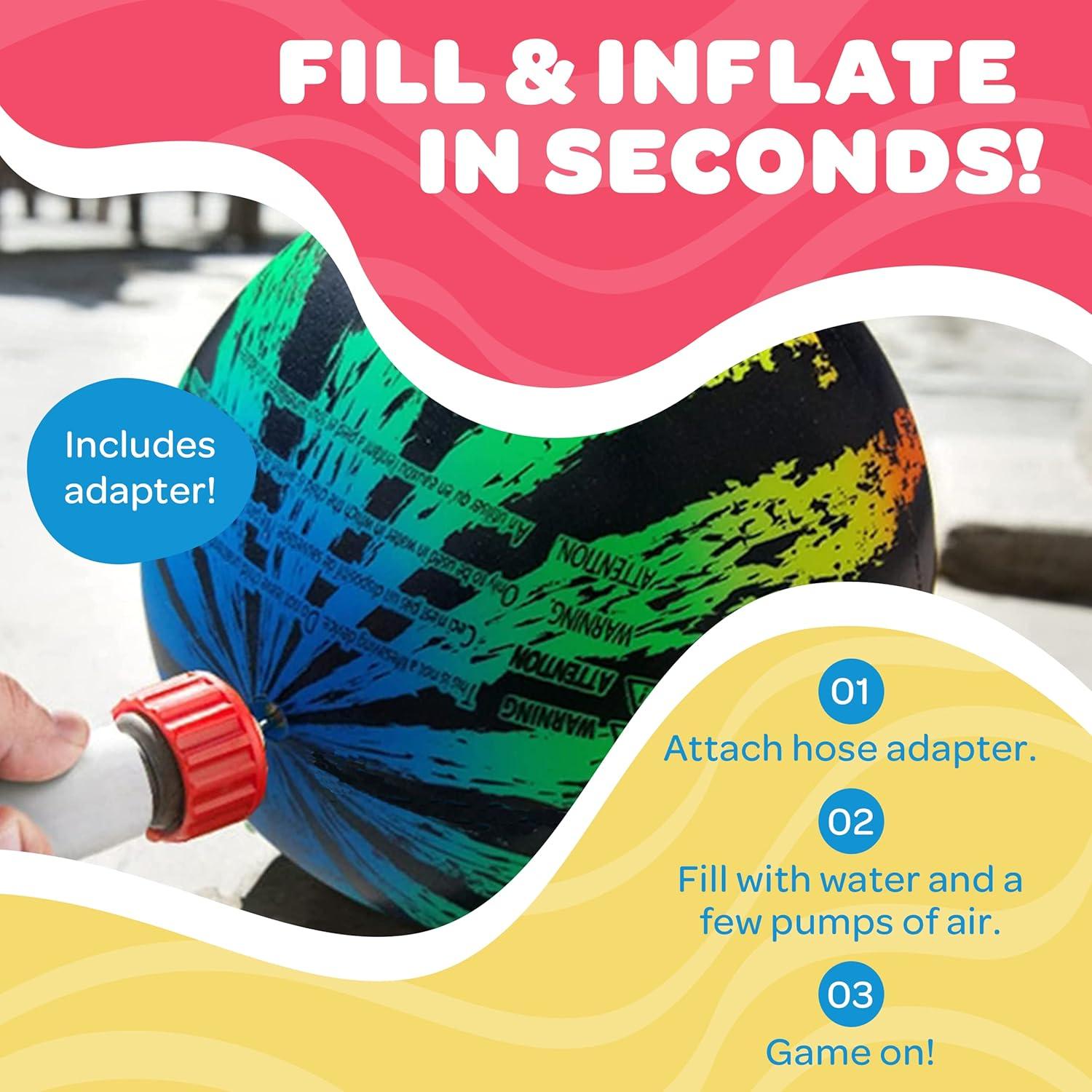 Pelota de Sandía JR - Juguete Acuático 15 cm Multicolor