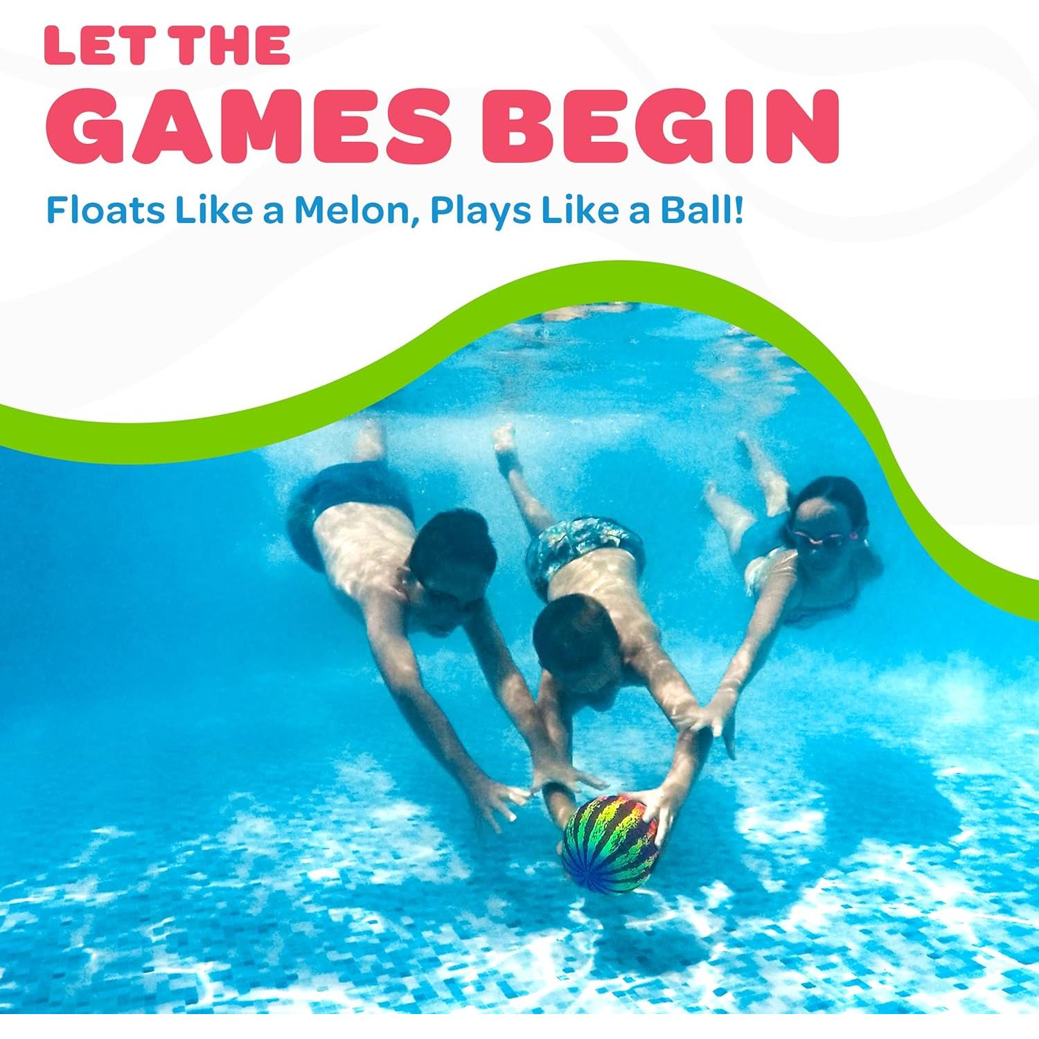 Pelota de Sandía JR - Juguete Acuático 15 cm Multicolor