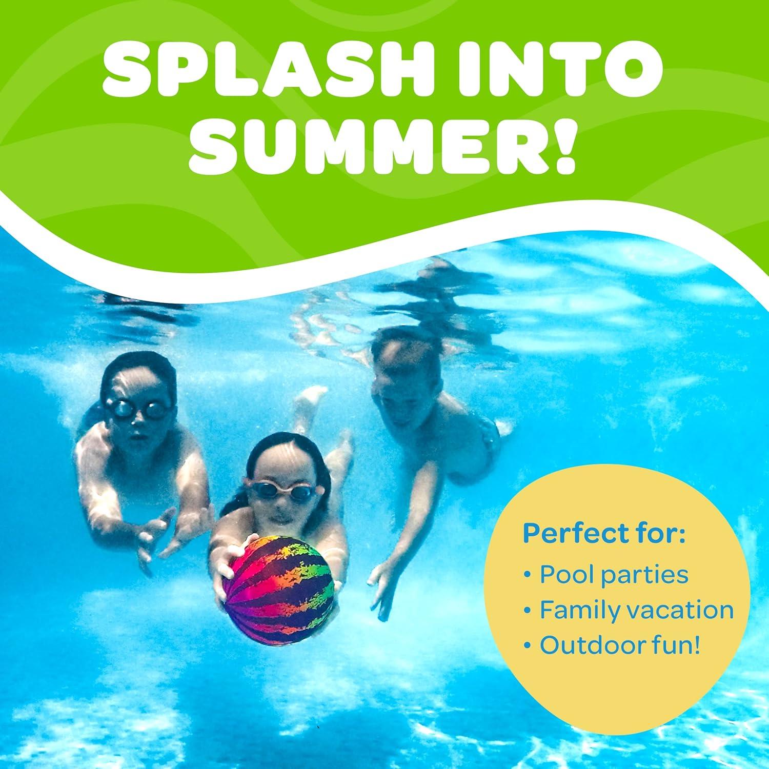 Pelota de Sandía JR - Juguete Acuático 15 cm Multicolor