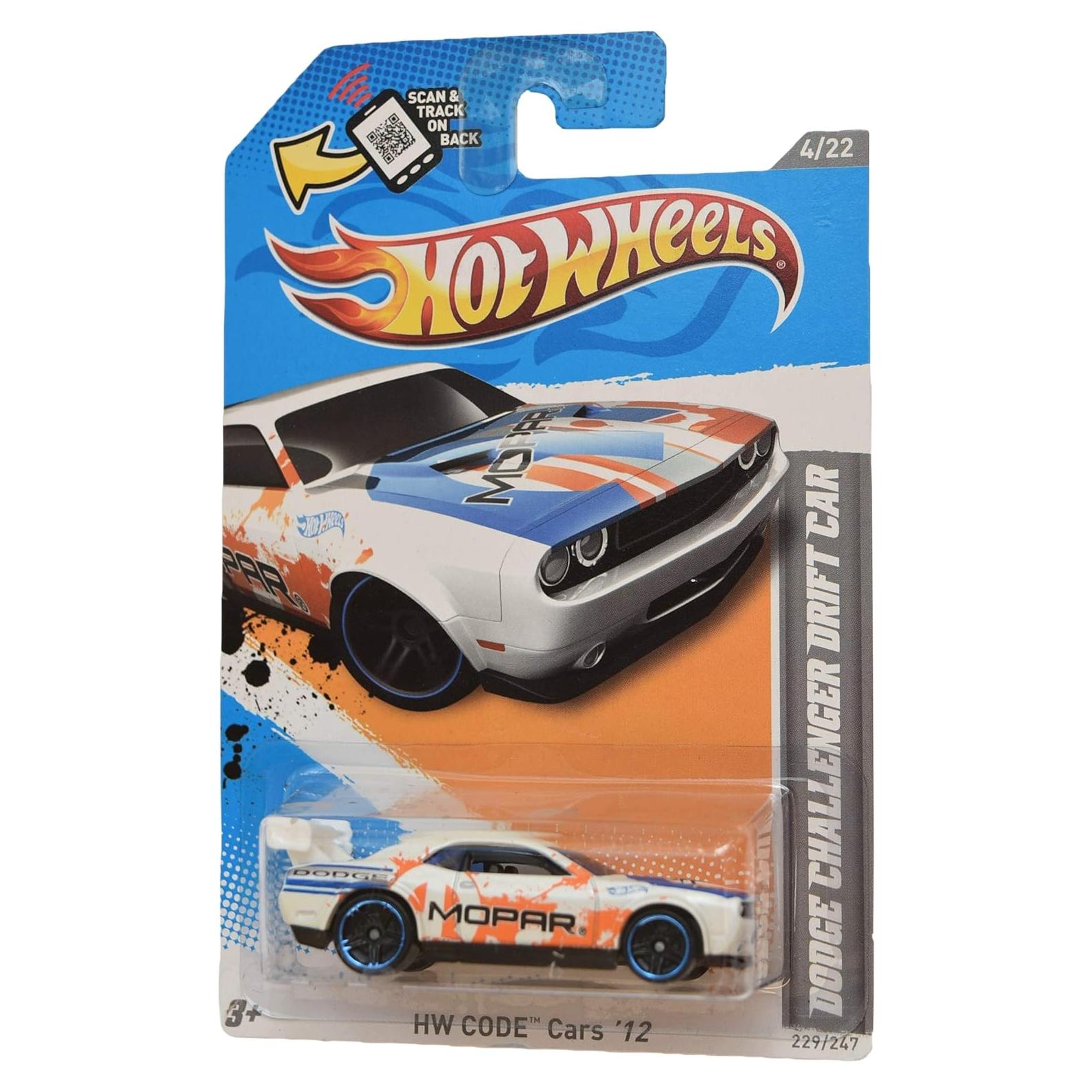 Hot Wheels Dodge Challenger 2012 Coche de Deriva 1:64