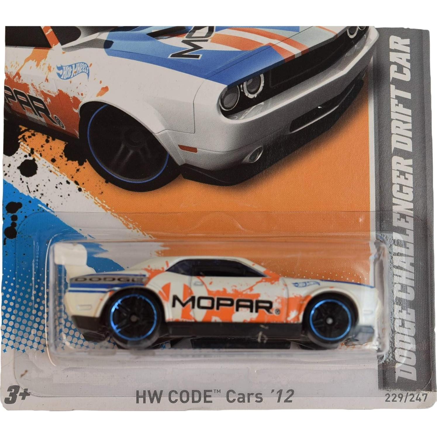 Hot Wheels Dodge Challenger 2012 Coche de Deriva 1:64