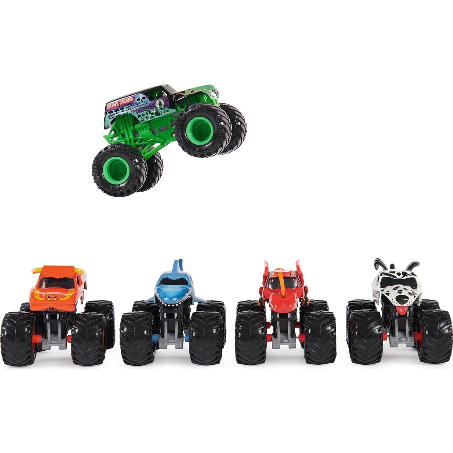 Paquete de 5 Camiones Monstruo Monster Jam Spin Master 1:64