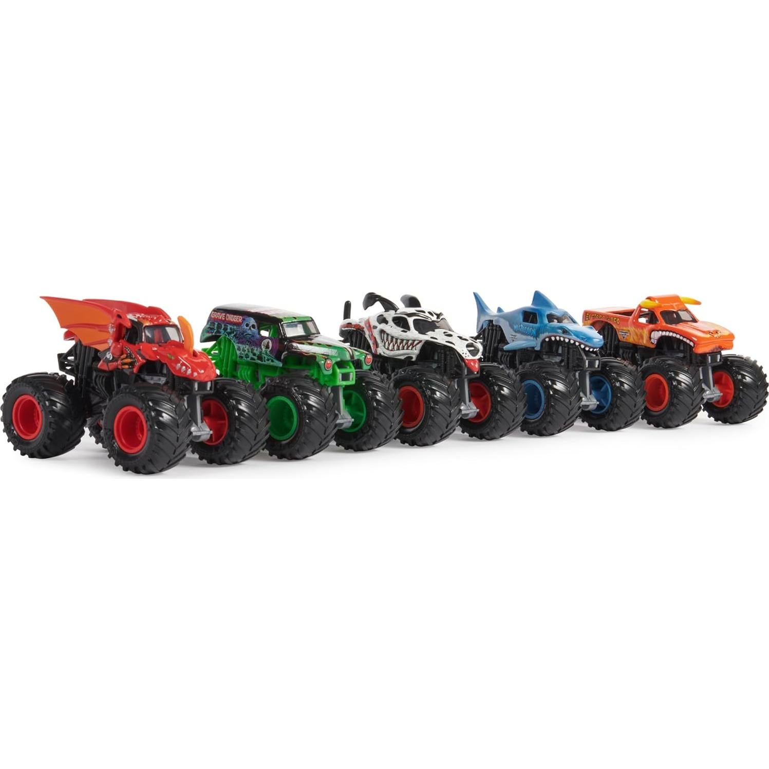 Paquete de 5 Camiones Monstruo Monster Jam Spin Master 1:64