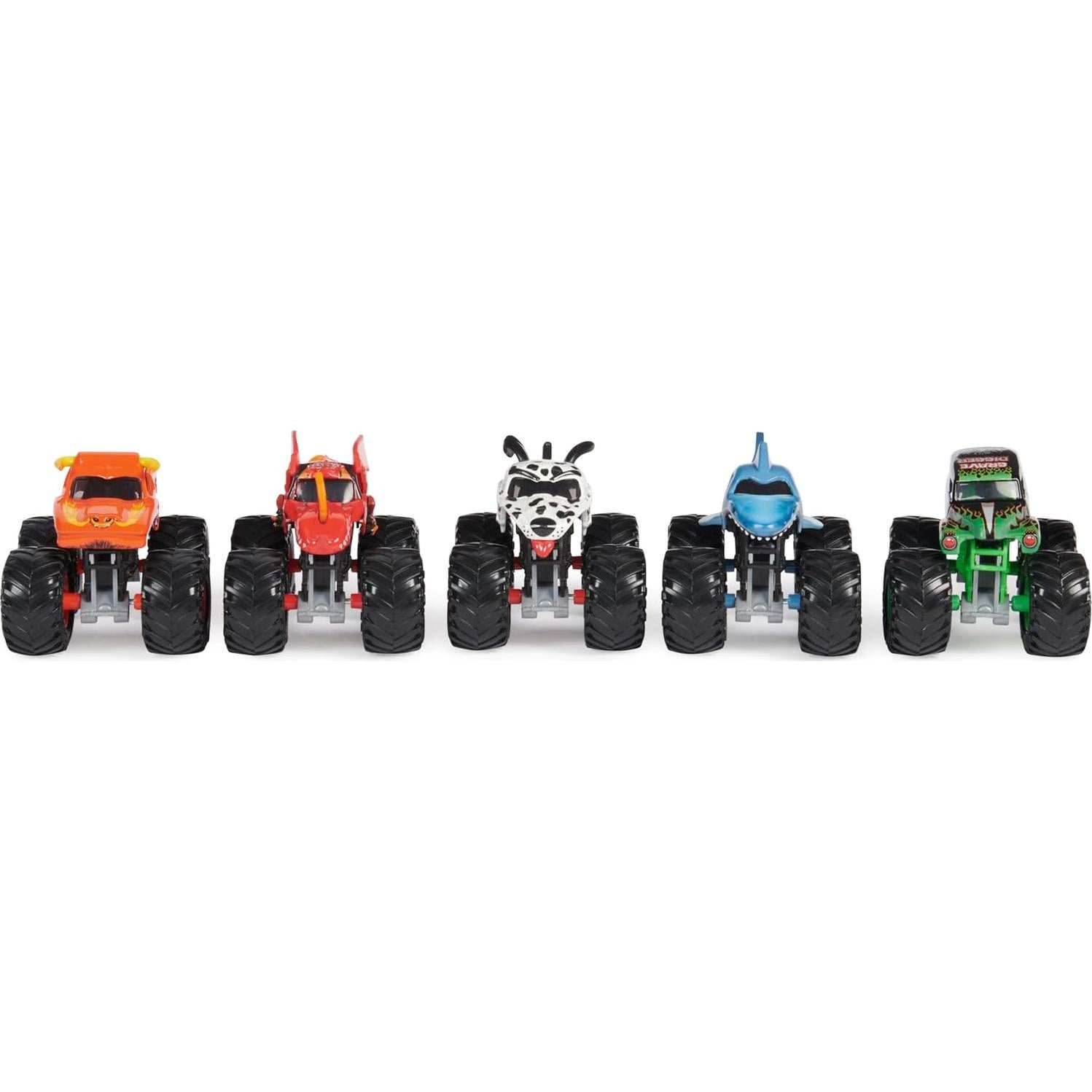 Paquete de 5 Camiones Monstruo Monster Jam Spin Master 1:64