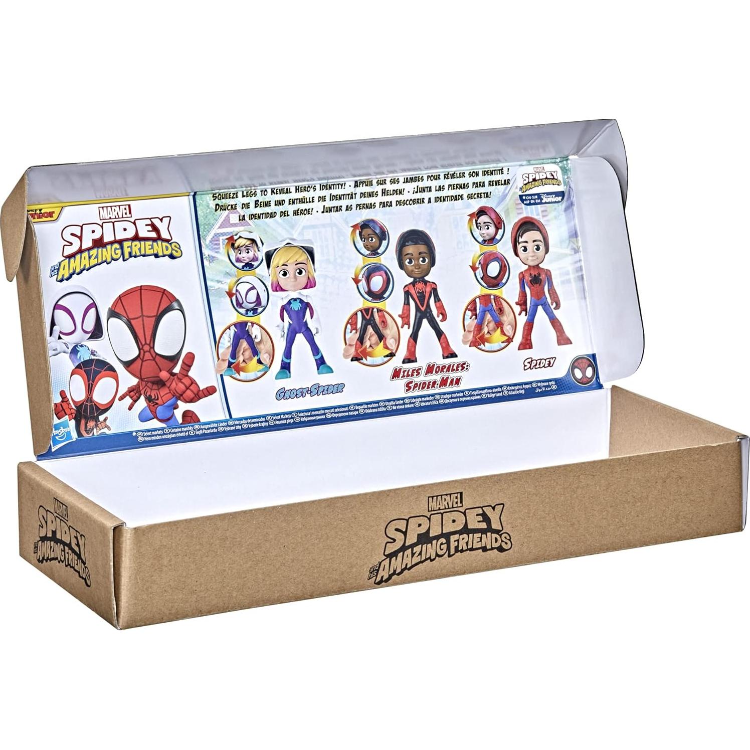 Spidey y sus Amigos Asombrosos Paquete de Héroes 4" Hasbro