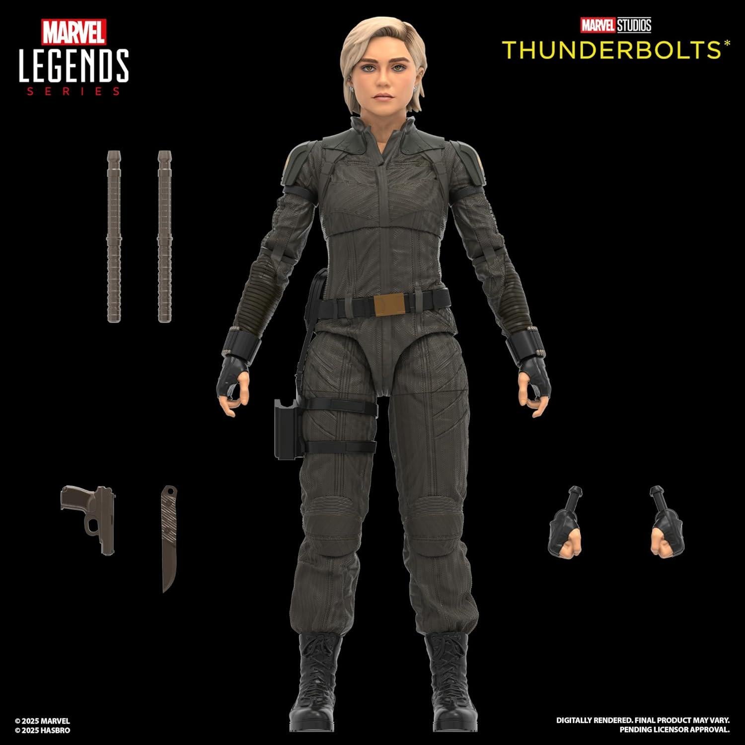 Figuras de Acción Marvel Legends Yelena Belova y Red Guardian 15 cm