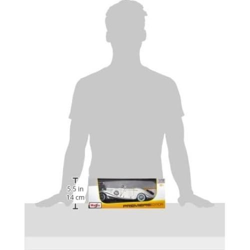 Maisto Vehículo Diecast 1:18 Mercedes-Benz 500 K Blanco