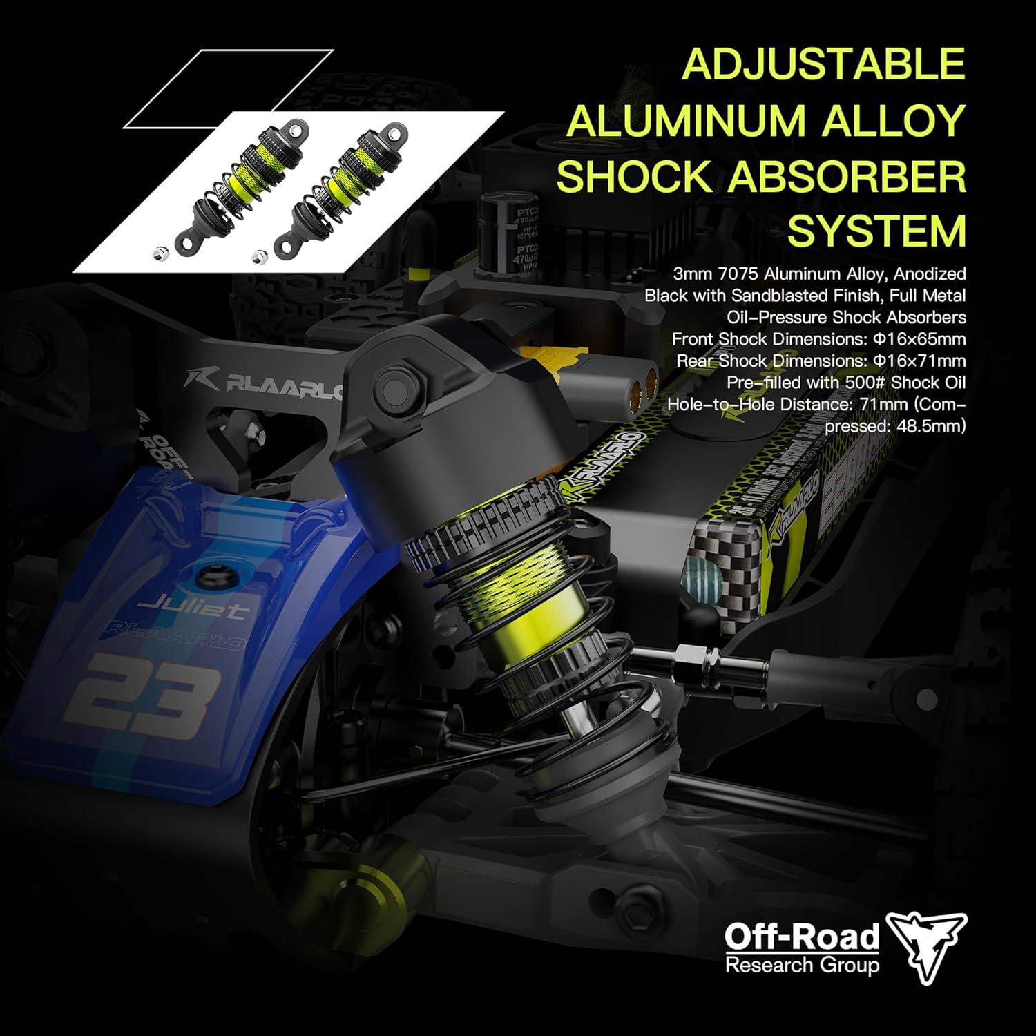 Coche RC Todo Terreno VIRCAS 1/12 Brushless 4x4 50+ km/h