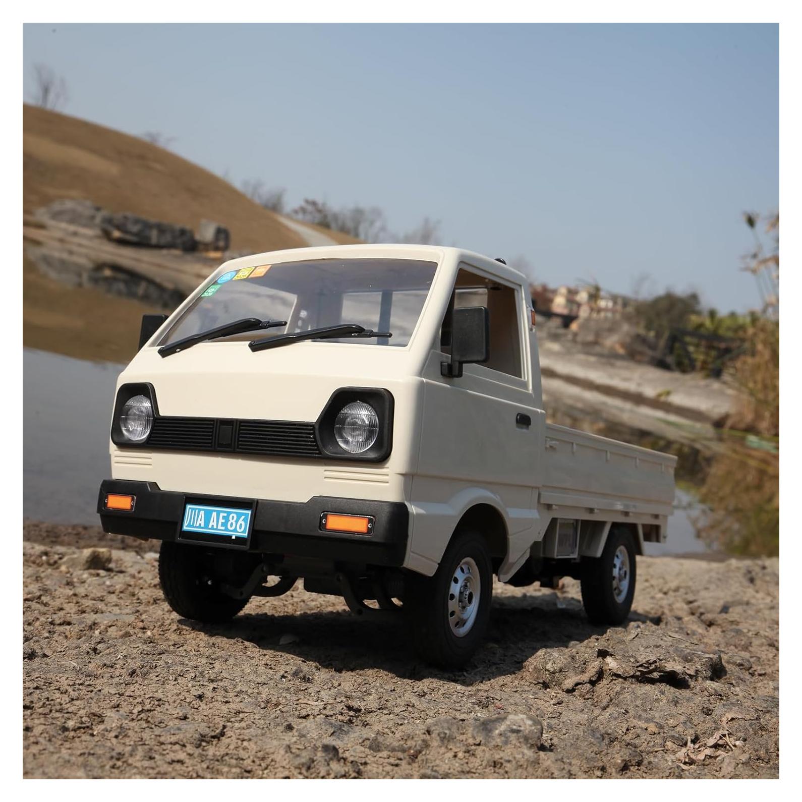 Camión Pickup RC WPL D12 1/10 Control Preciso 20 km/h