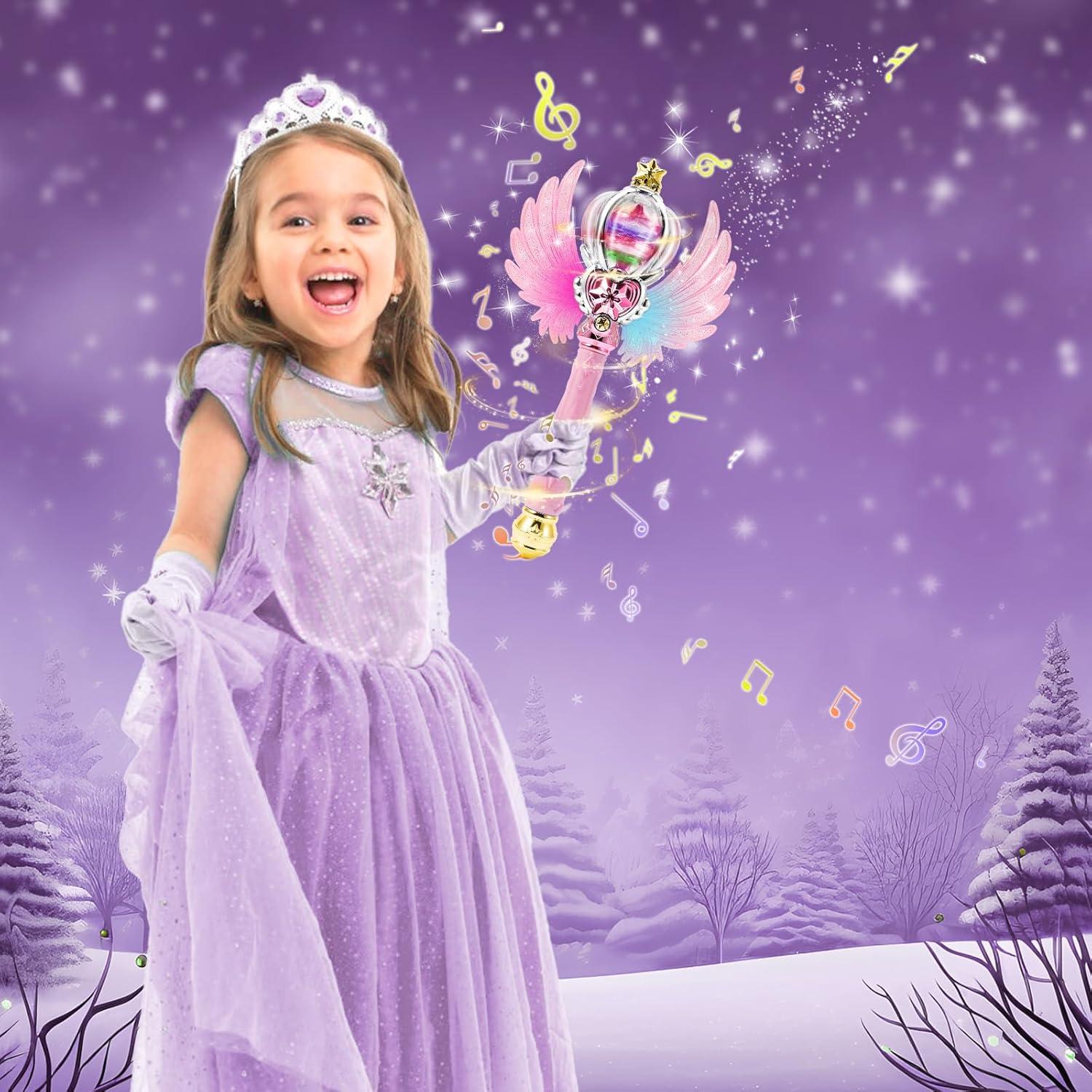 Varita Iluminada EnchantZone Rosa 32.26 cm LED y Sonido