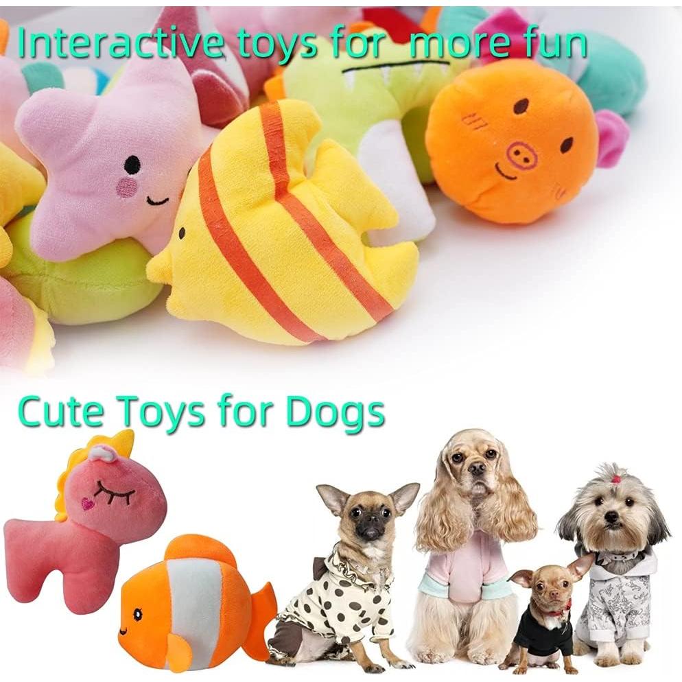 Paquete de 27 Juguetes Squeaky para Perros Pequeños SDYKM