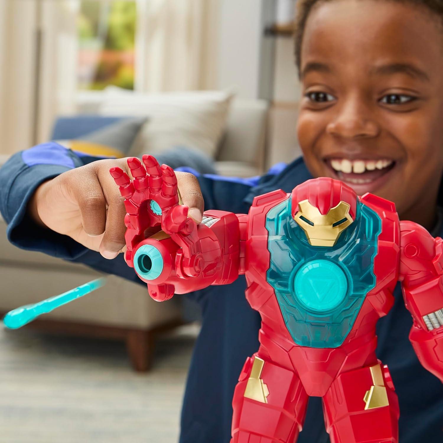 Set de Figuras Marvel Iron Man y Hulkbuster 10 cm