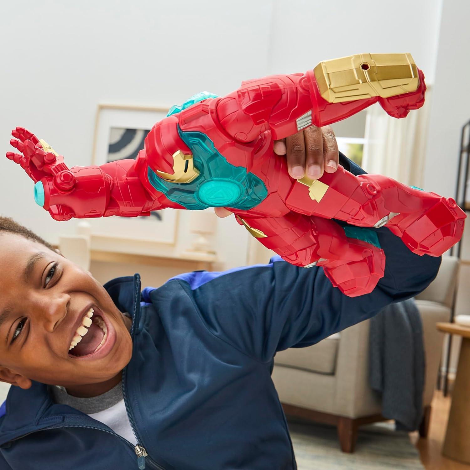 Set de Figuras Marvel Iron Man y Hulkbuster 10 cm