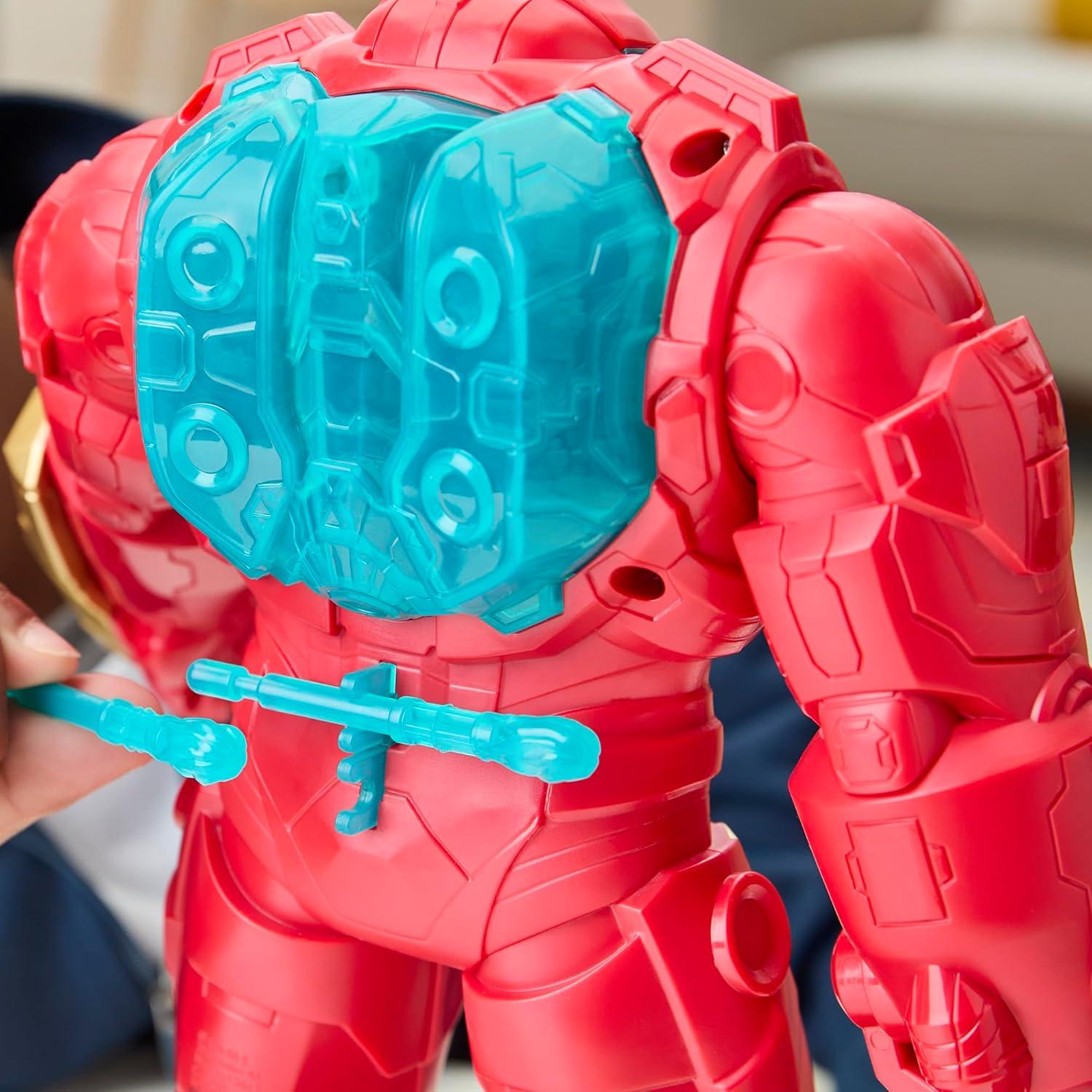 Set de Figuras Marvel Iron Man y Hulkbuster 10 cm