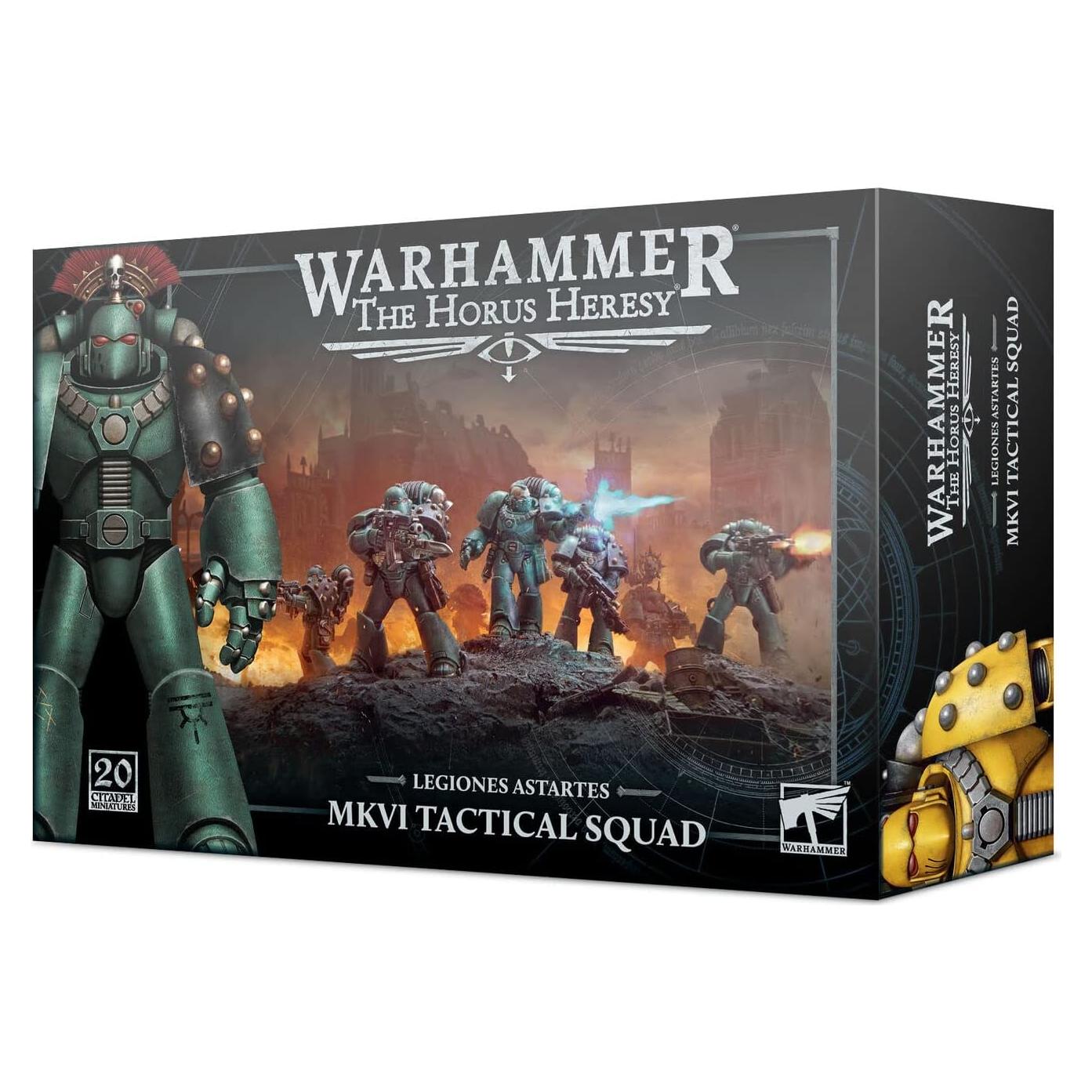 Games Workshop Warhammer Legiones Astartes MKVI Escuadra Táctica 20 Miniaturas