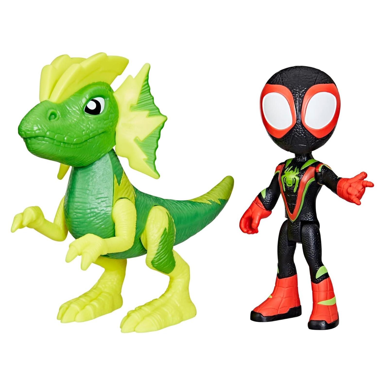 Figura de Acción Spidey y Electrosaurus Hasbro 10 cm