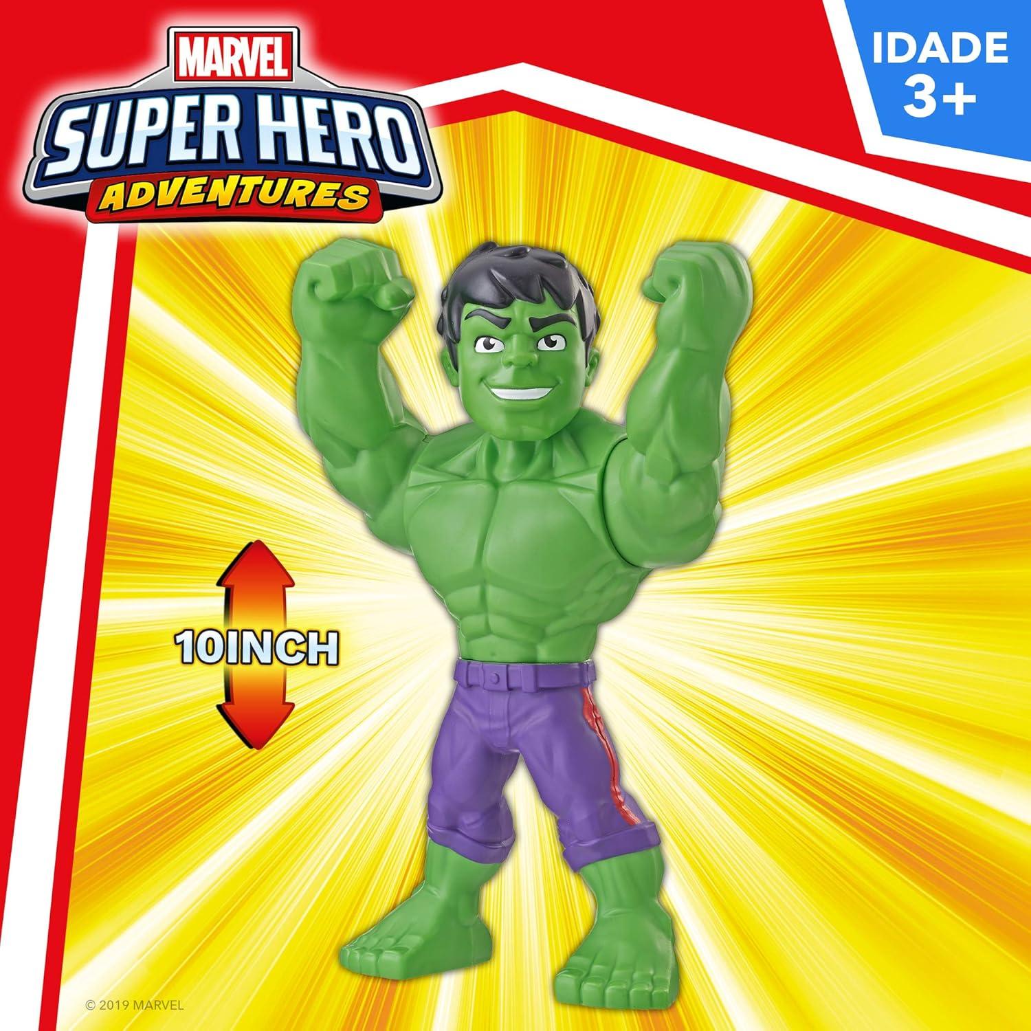 Figura de acción Hulk Mega Mighties Hasbro 25.4 cm para niños
