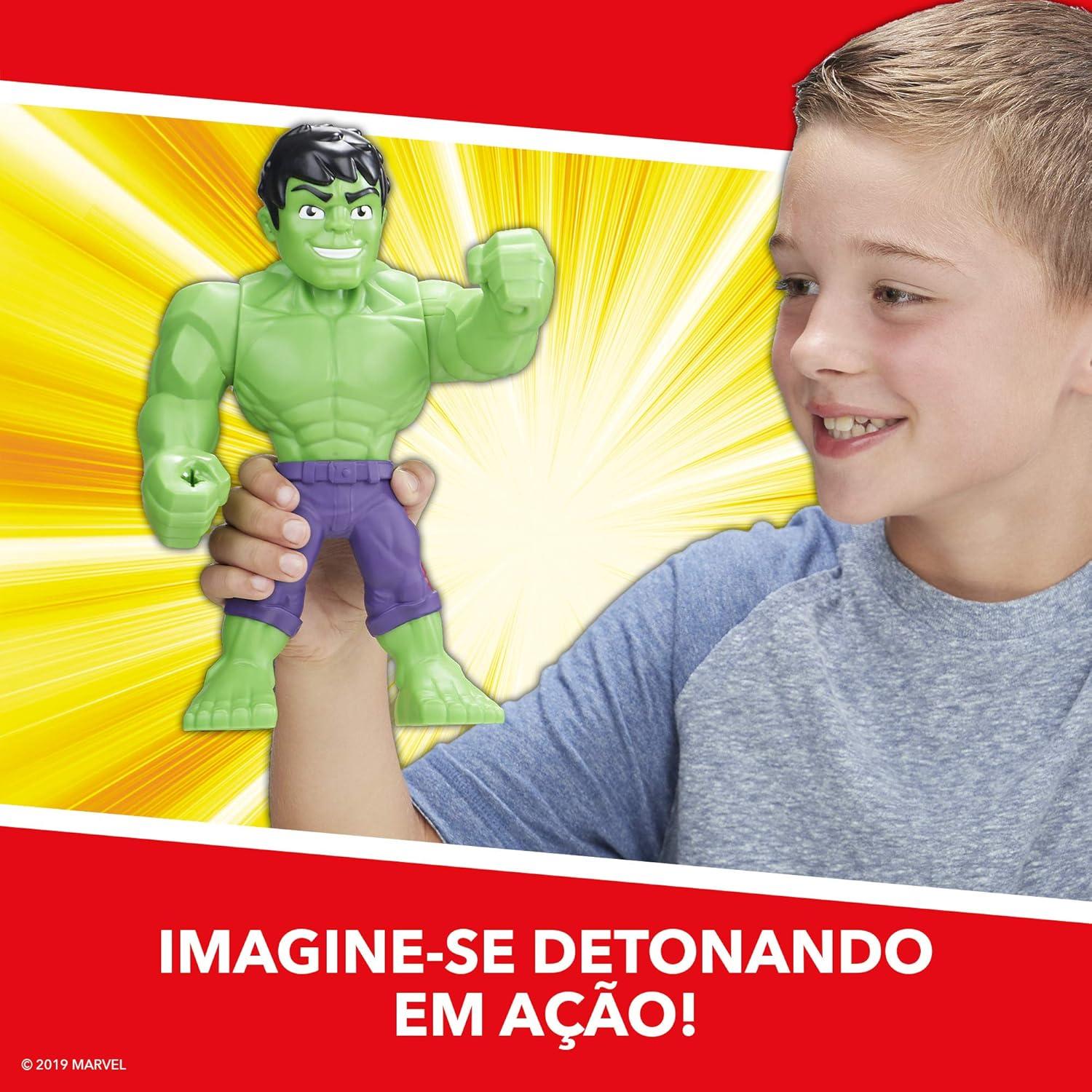 Figura de acción Hulk Mega Mighties Hasbro 25.4 cm para niños