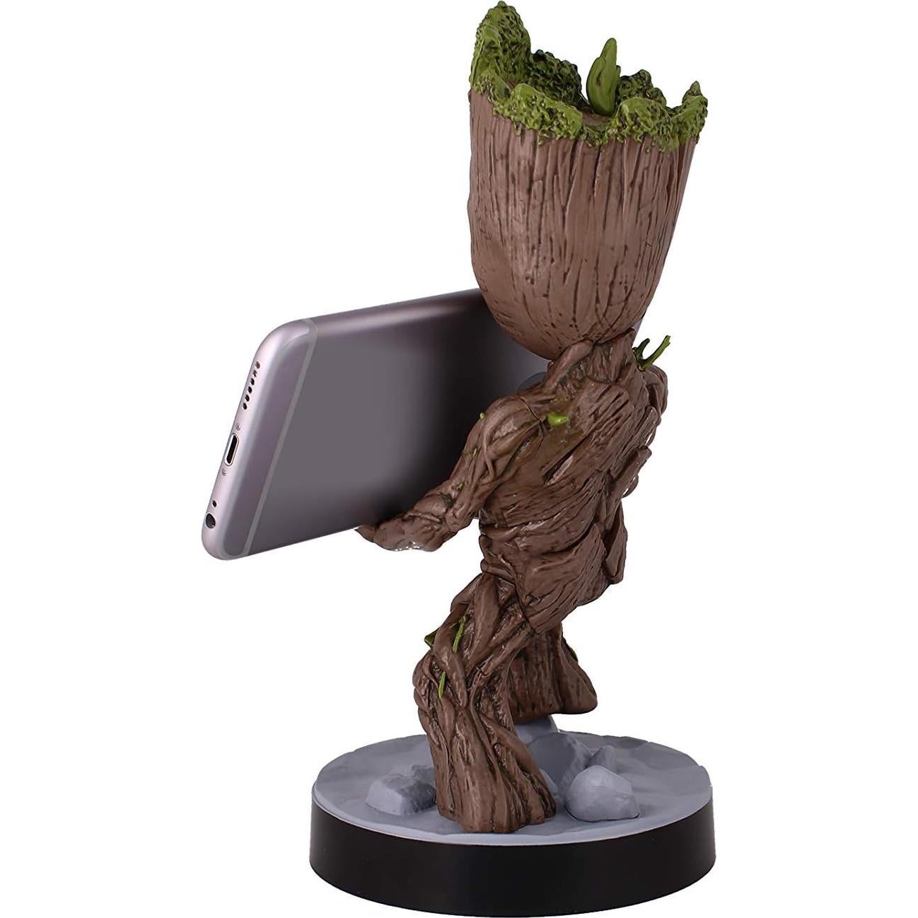 Soporte Groot Infantil Cable Guys - Marvel 21.5 cm