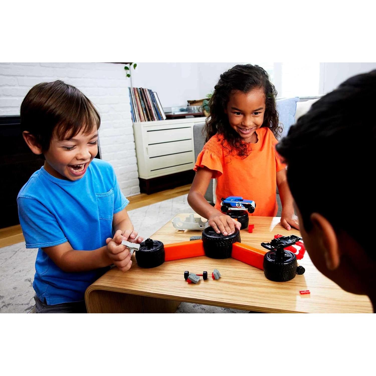 Juego de Niños Mattel Hot Wheels Build 'N Slam - Coches Clásicos