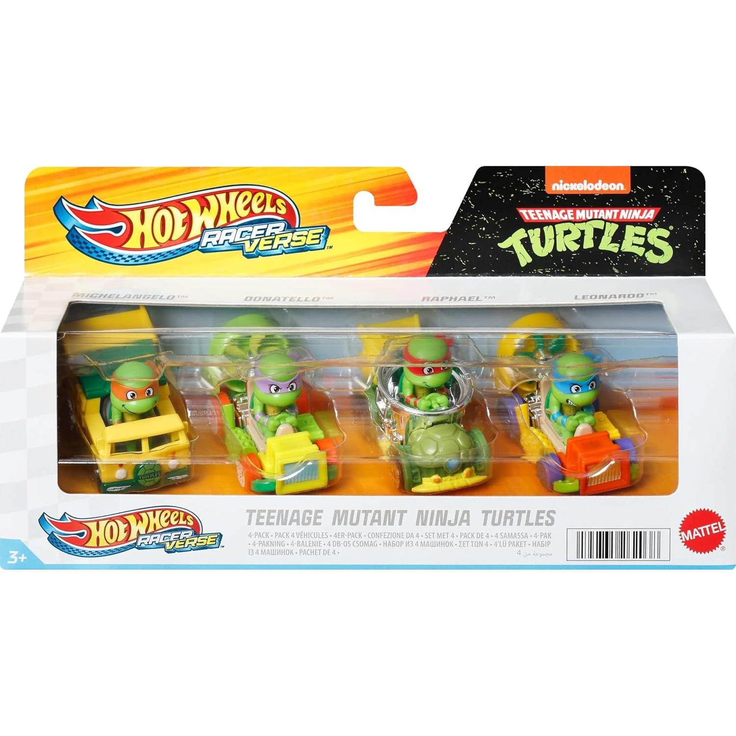 Set de 4 Autos Hot Wheels RacerVerse a Escala 1:64