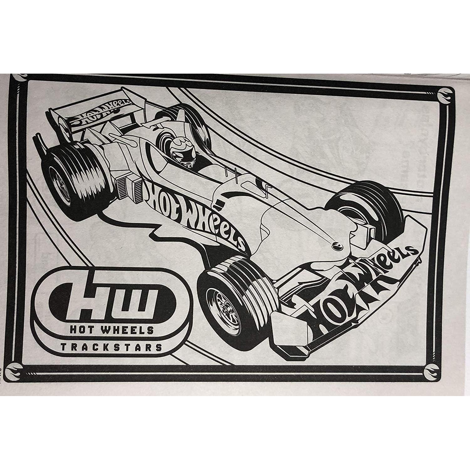 Libro de Colorear Hot Wheels Jumbo 19.69x24.77 cm