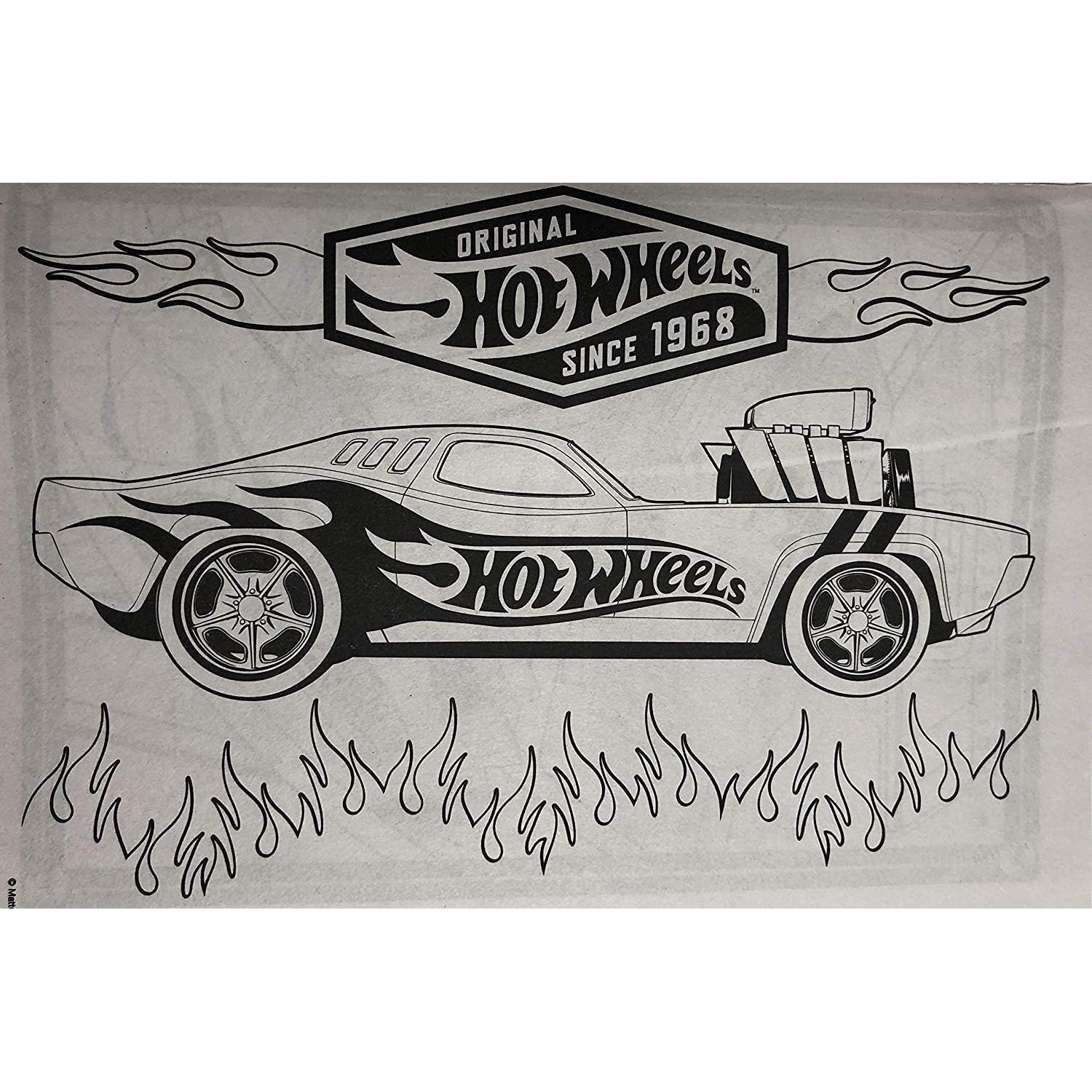 Libro de Colorear Hot Wheels Jumbo 19.69x24.77 cm