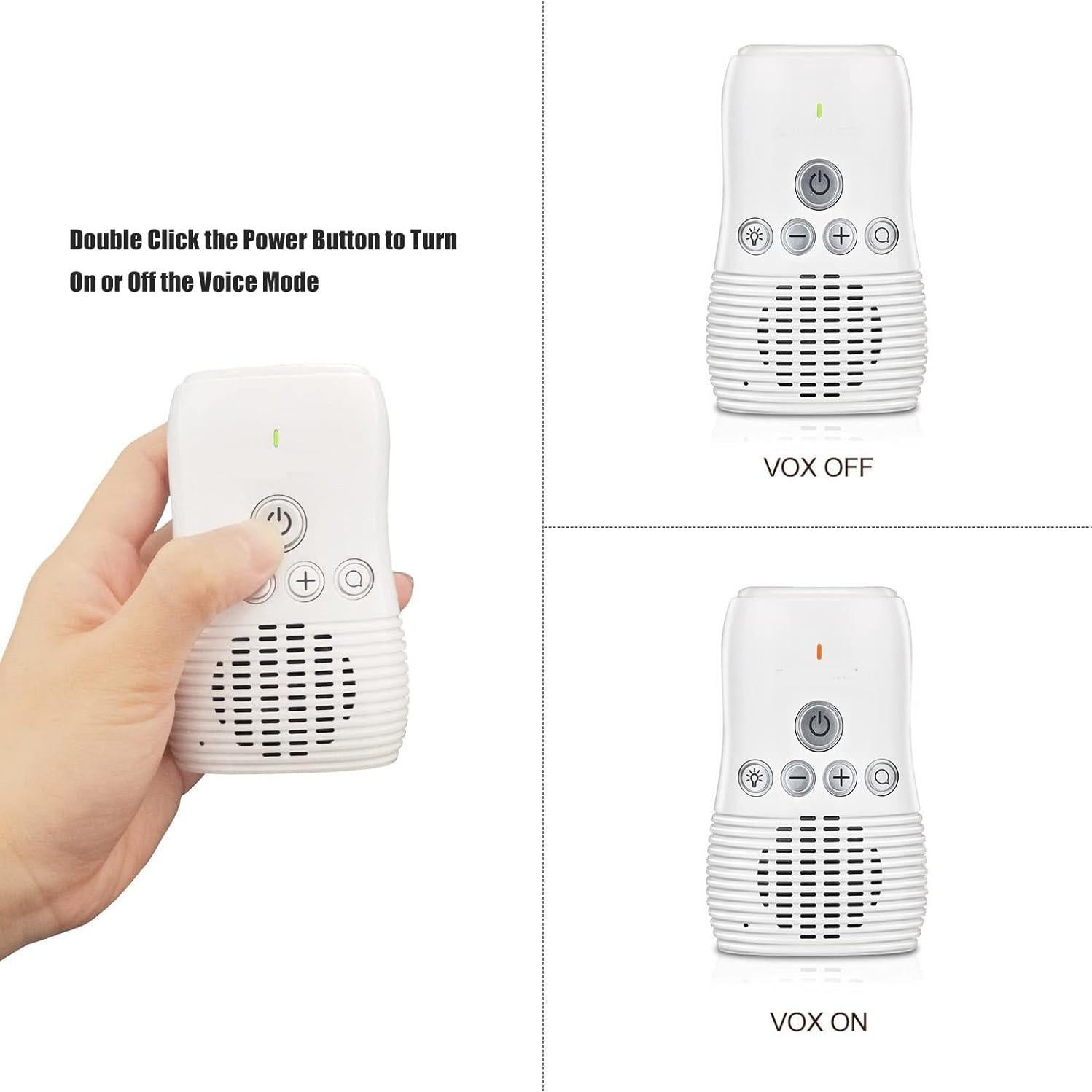 Monitor de Bebé de Audio ASHATA DBM 8 con Intercomunicador