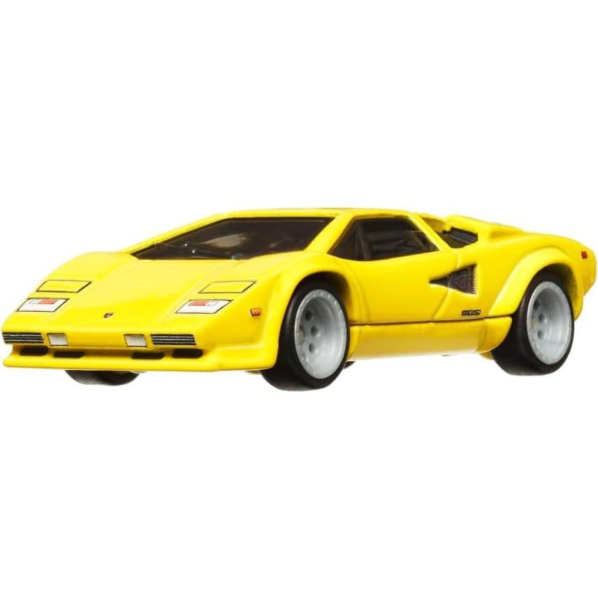 Auto de Colección Lamborghini Countach LP 5000 QV Amarillo Hot Wheels