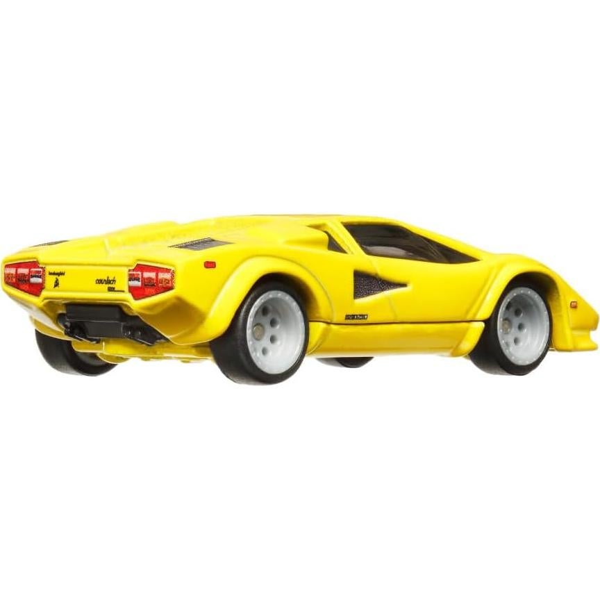 Auto de Colección Lamborghini Countach LP 5000 QV Amarillo Hot Wheels