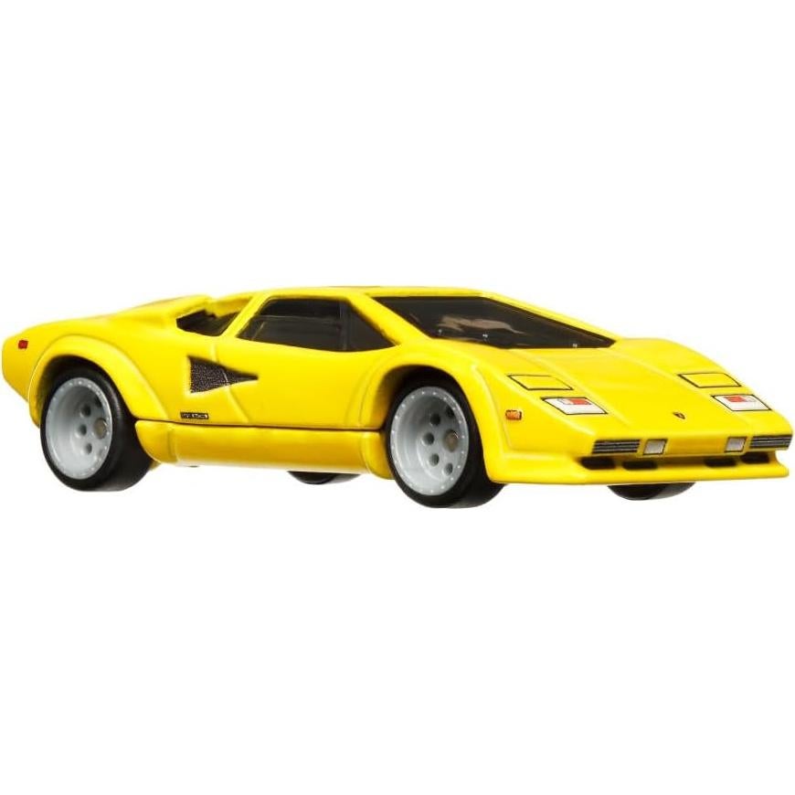 Auto de Colección Lamborghini Countach LP 5000 QV Amarillo Hot Wheels