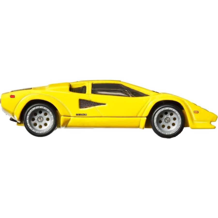 Auto de Colección Lamborghini Countach LP 5000 QV Amarillo Hot Wheels
