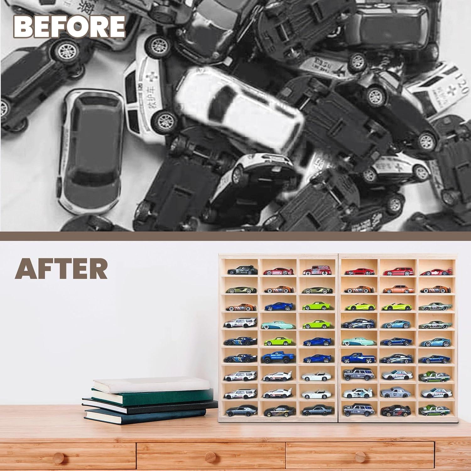 Estuche de Exhibición de Madera WodGod 54 Compartimentos