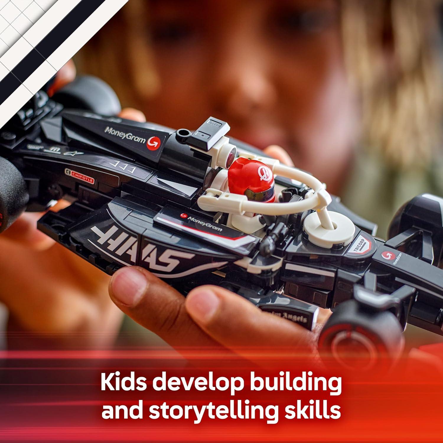 LEGO Speed Champions MoneyGram Haas F1 VF-24 - Juguete 10+