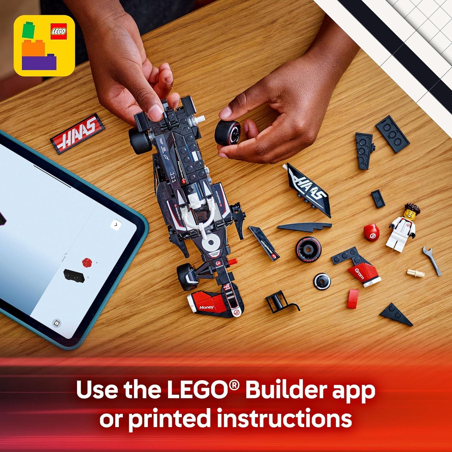 LEGO Speed Champions MoneyGram Haas F1 VF-24 - Juguete 10+