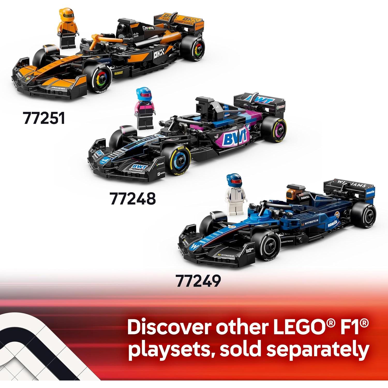 LEGO Speed Champions MoneyGram Haas F1 VF-24 - Juguete 10+