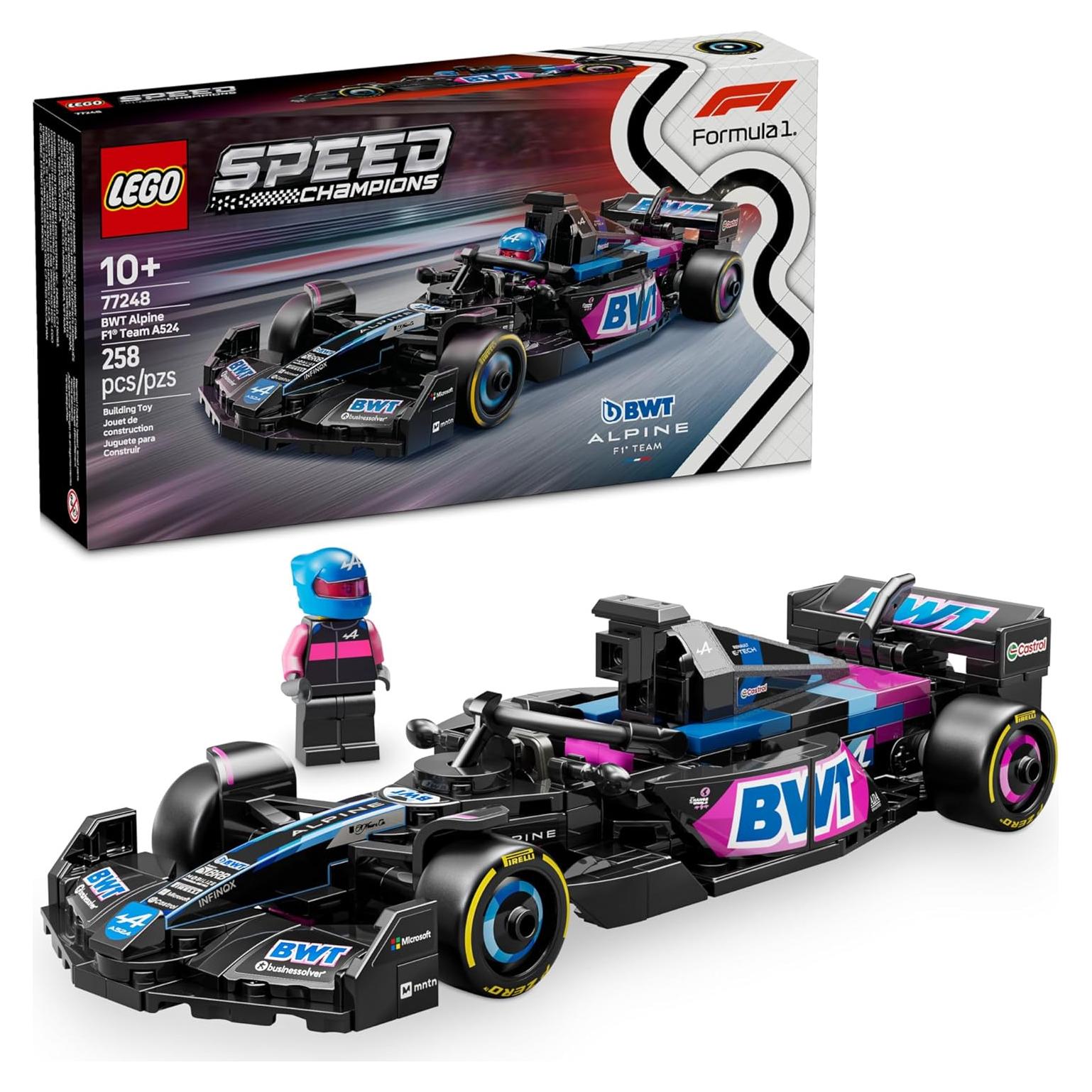 LEGO Speed Champions BWT Alpine F1 A524 - Juguete de Carreras