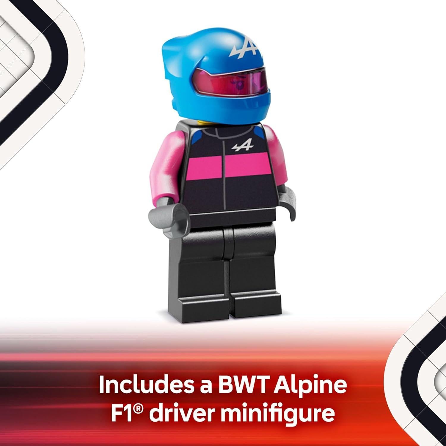 LEGO Speed Champions BWT Alpine F1 A524 - Juguete de Carreras