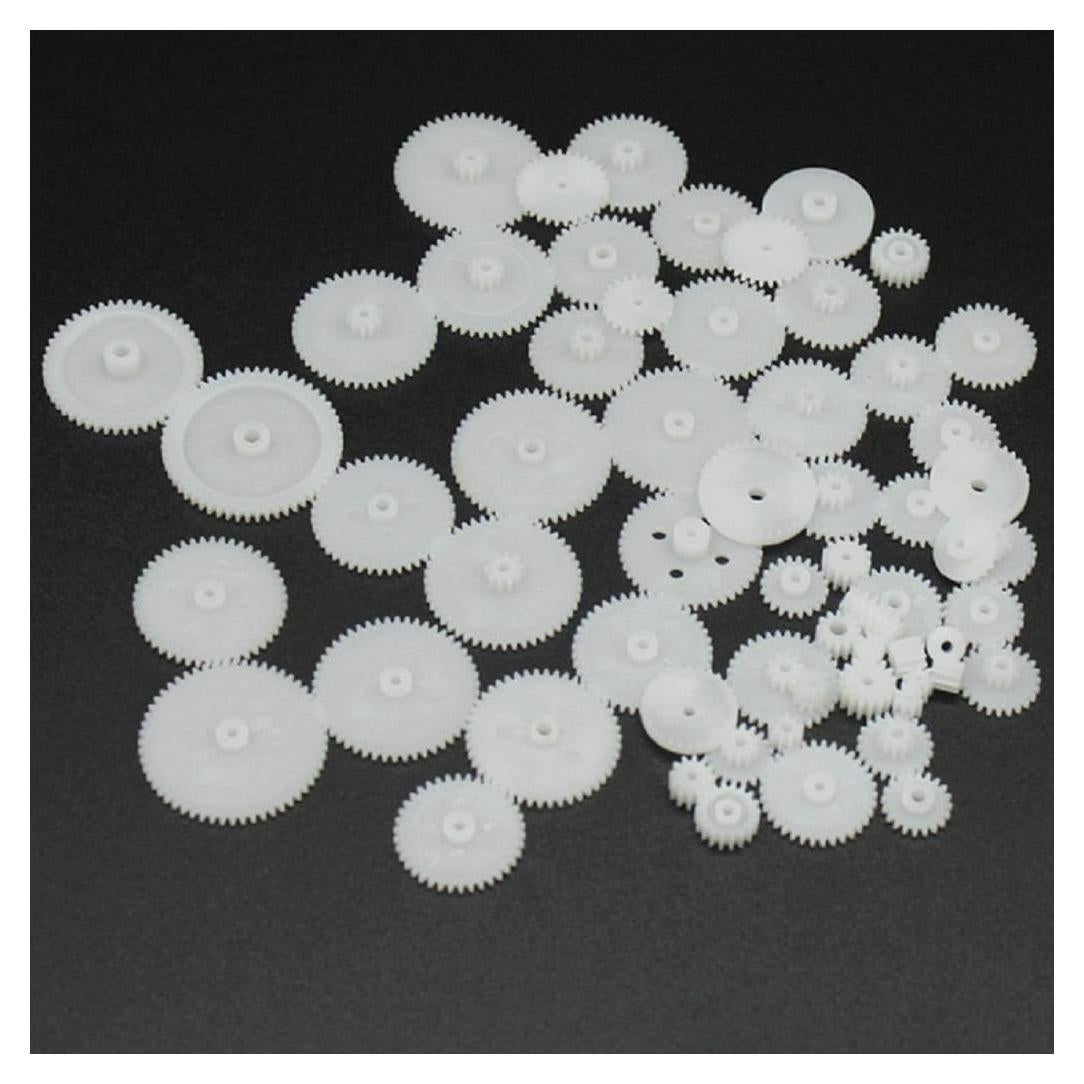 58 Engranajes de Plástico Módulo 0.5 para Motor DC Tongxin