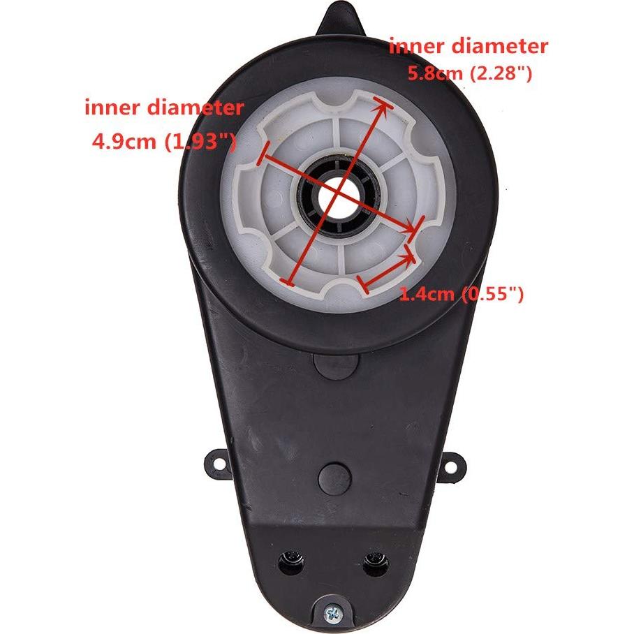 Motor 12V Weelye 550 40000RPM con Caja de Engranajes