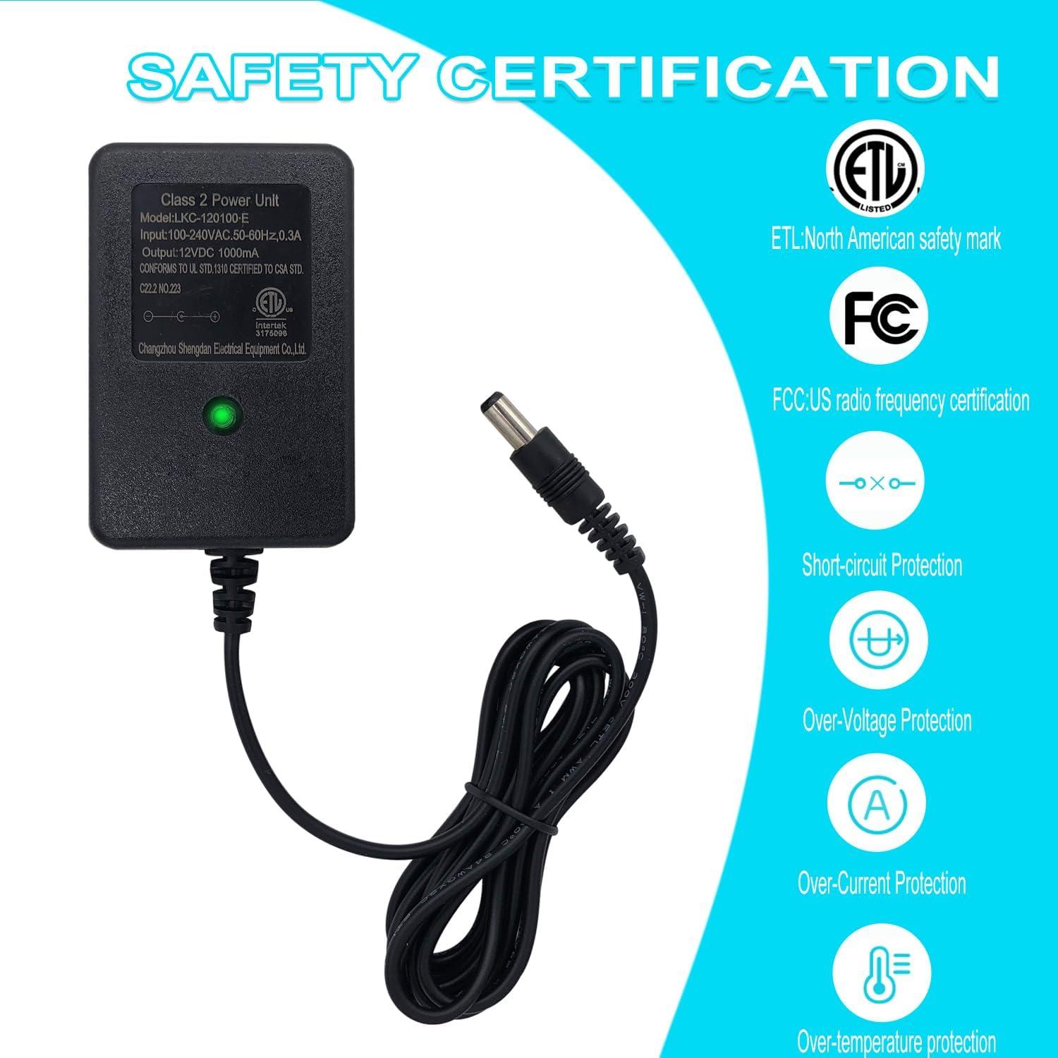 Cargador 12V ETL para Coches de Montar y Juguetes Eléctricos