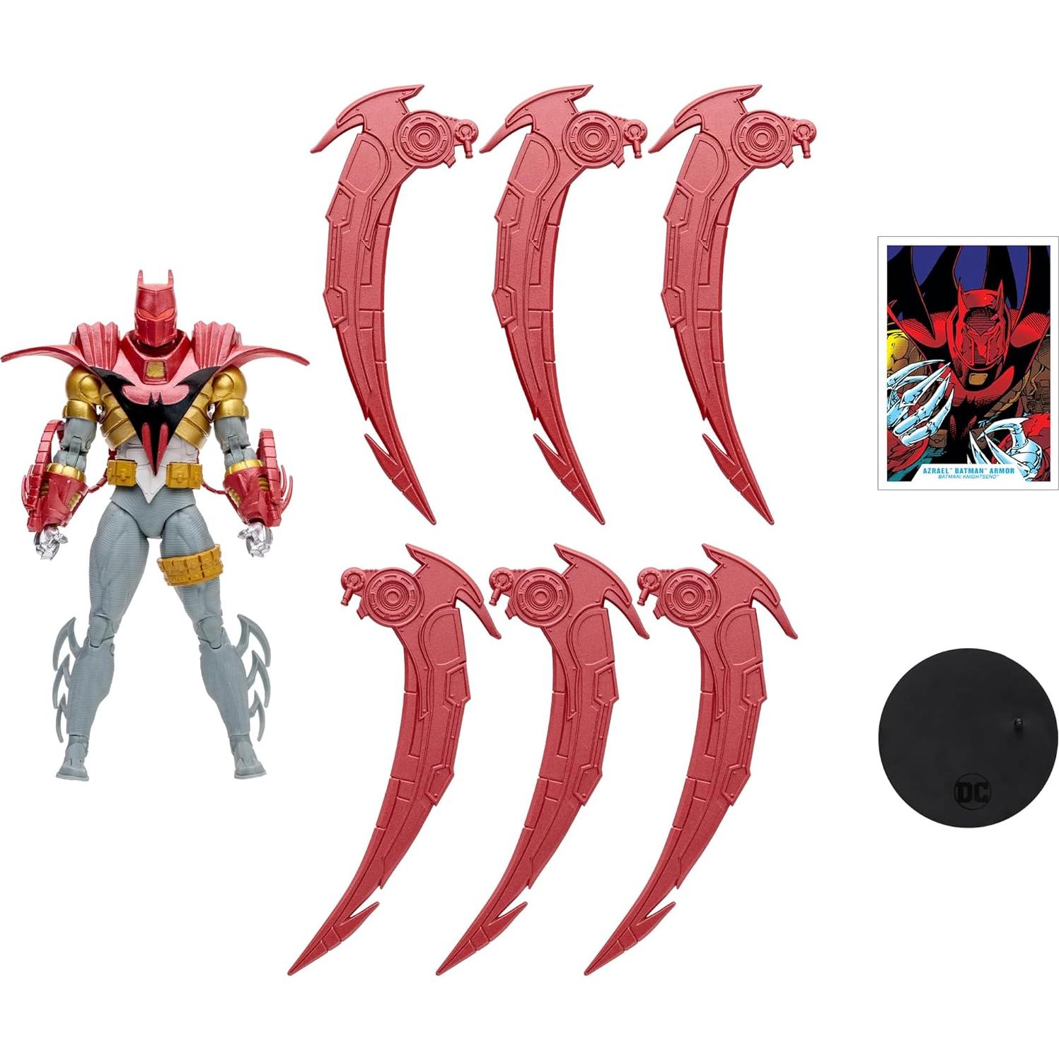 Figura de acción McFarlane Azrael Batman Armor 18 cm